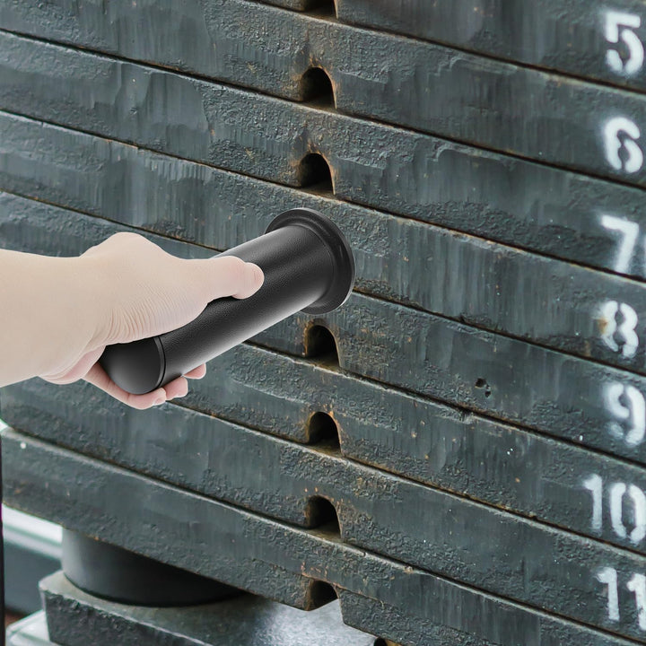 QWORK® Gym Pin für Gewichtsscheiben, 8mmx110mm Gewichtsstapel Stift mit Federklammer, für Fitnessger
