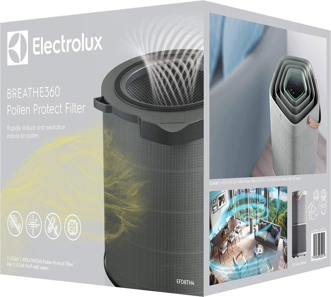 Electrolux EFDBTH4 Breathe360 Pollenfilter geeignet 404GY und PA91 404DG, Nylon