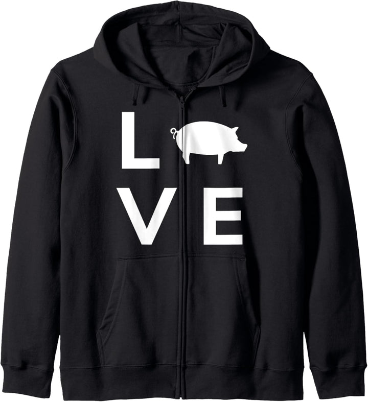Landwirtschaft Landwirt Schweine-Bauer Ferkel Geschenk Kapuzenjacke