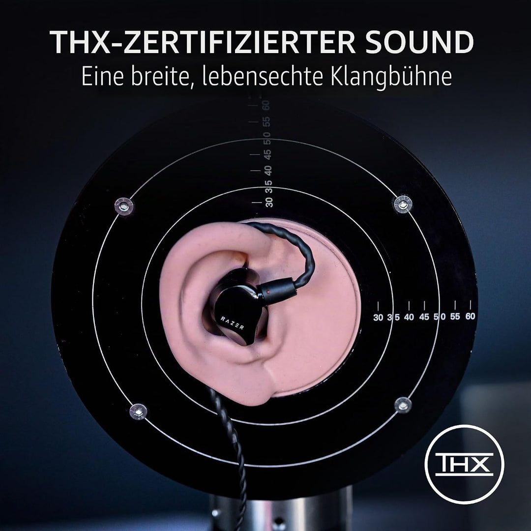 Razer Moray In-Ear-Monitor für Streaming: Hybrid Dual Driver Akustisches Design – Ergonomische Flach