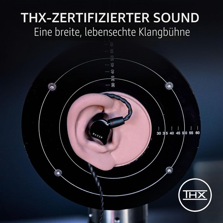 Razer Moray In-Ear-Monitor für Streaming: Hybrid Dual Driver Akustisches Design – Ergonomische Flach