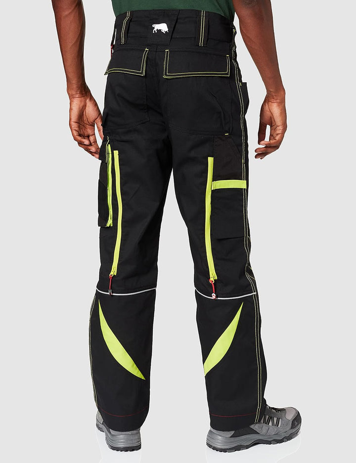 Bullstar Herren Ultra Arbeitshose 46 Schwarz (Schwarz 100), 46 Schwarz (Schwarz 100)