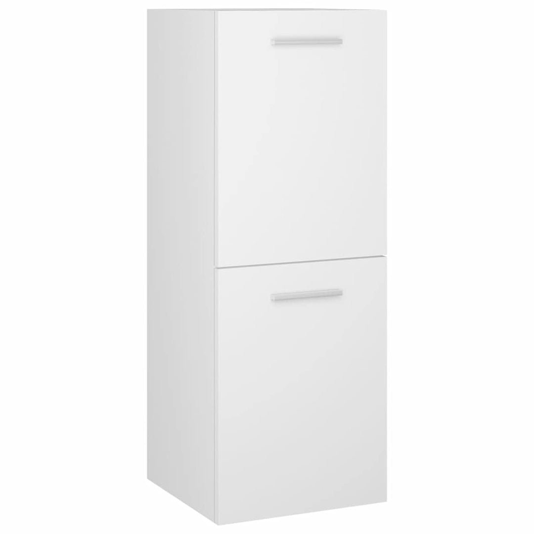 Tidyard Badezimmerschrank mit 2 Fächer Badschrank Hochschrank Badkommode Aufbewahrungschank Mehrzwec