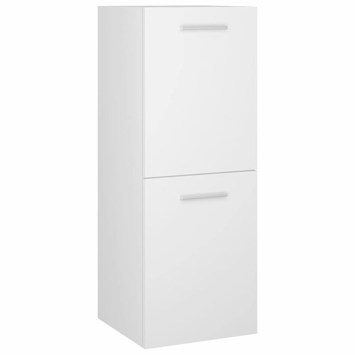 Tidyard Badezimmerschrank mit 2 Fächer Badschrank Hochschrank Badkommode Aufbewahrungschank Mehrzwec