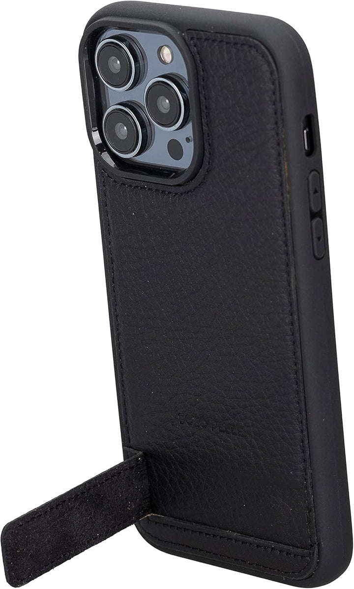 Solo Pelle Lederhülle für das iPhone 14 Pro Max in 6.7 Zoll Case Leder Hülle Ledertasche Backcover a