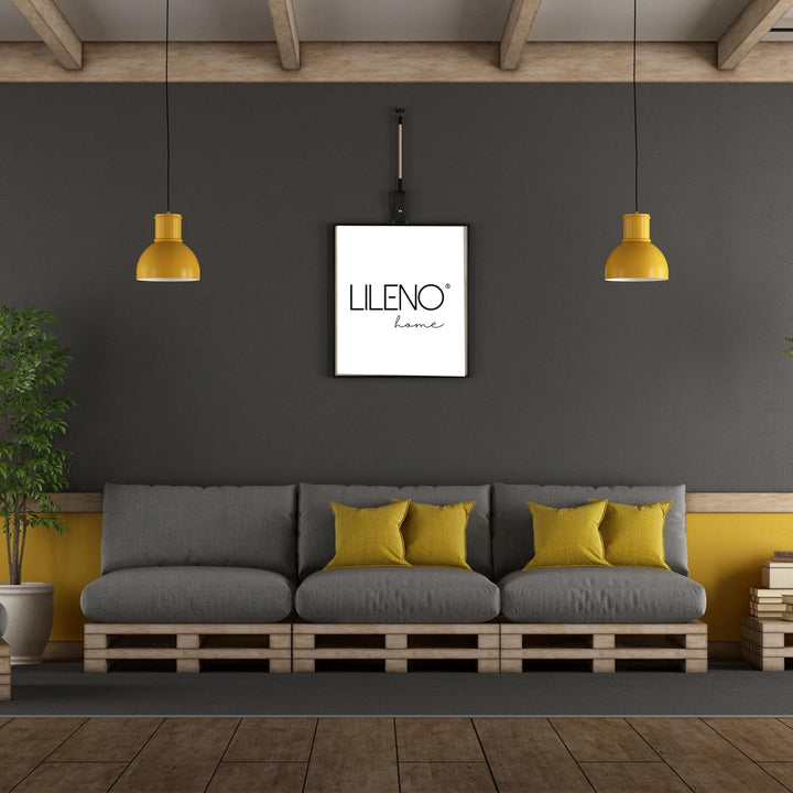 LILENO HOME Palettenkissen Bezug Creme - Ersatzbezug für Sitzteil 120 x 80 x 16-20 cm - Polster Bezu