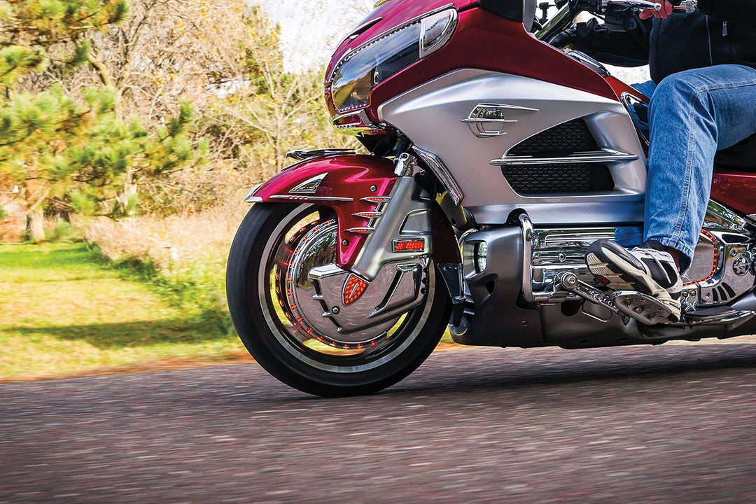 Kuryakyn 7333 Motorrad Accent Zubehör: Front Fender Deco Adler Ornament Chrom