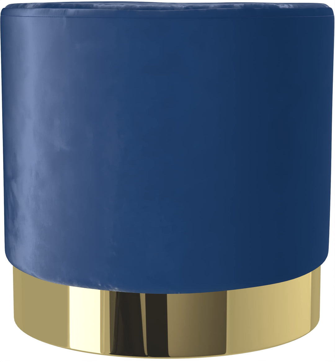Amour Gold Hocker (blau), Blau