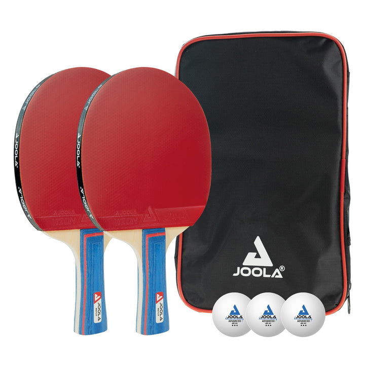 JOOLA Tischtennis Set inklusive Tischtennisschläger, Tischtennisbälle, Tischtennishülle, Tischtennis