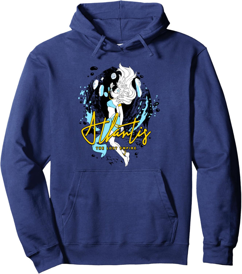 Disney Atlantis Floating Kida Watercolor Pullover Hoodie