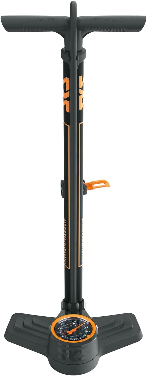 SKS GERMANY AIRKOMPRESSOR 10.0 Standpumpe (Luftpumpe für alle Ventilarten, stabiles Stahlrohr, gross