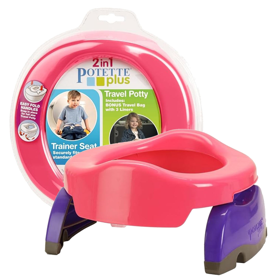 N in 1 2730-P Bibs und Stuff Toilettensitz plus, Rosa