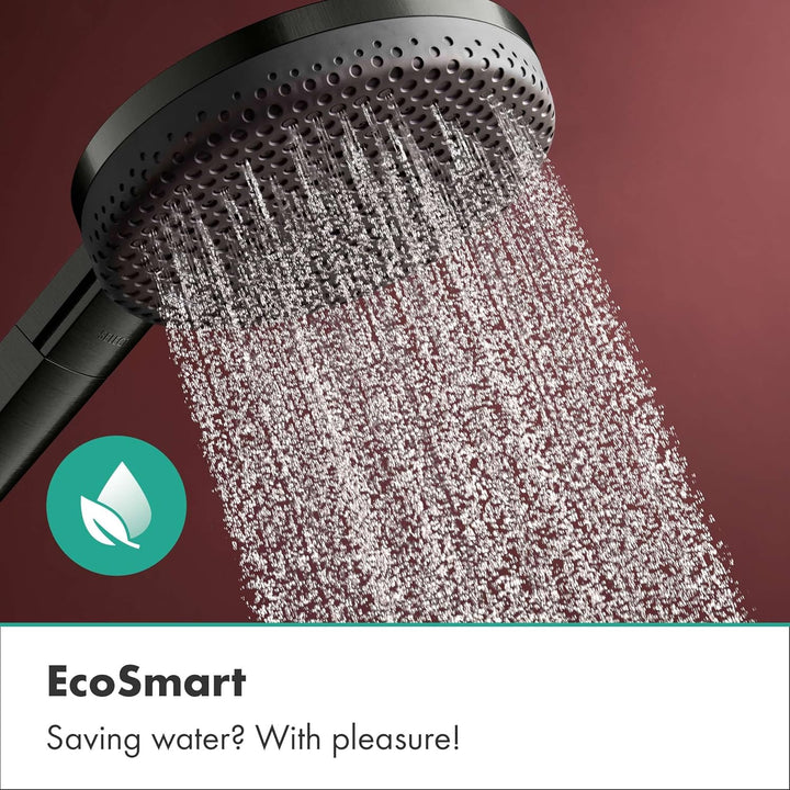 hansgrohe Raindance Alive Select S - wassersparender Duschkopf 7,1 l/min (EcoSmart), Handbrause mit