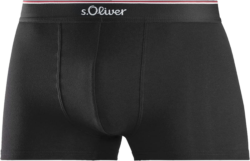 s.Oliver Herren Boxershorts (3er Pack) S Schwarz, S Schwarz