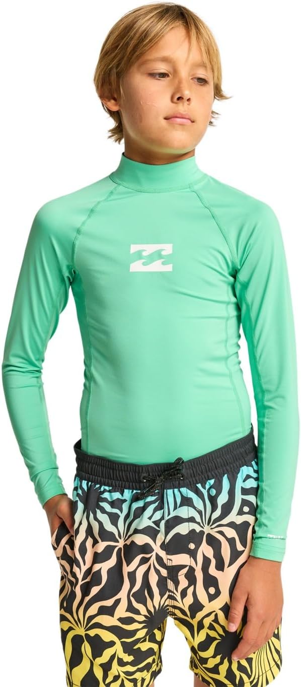 Billabong Jungen All Day Jacquard T-Shirt (1er Pack) 152 Grün - Acid Green, 152 Grün - Acid Green