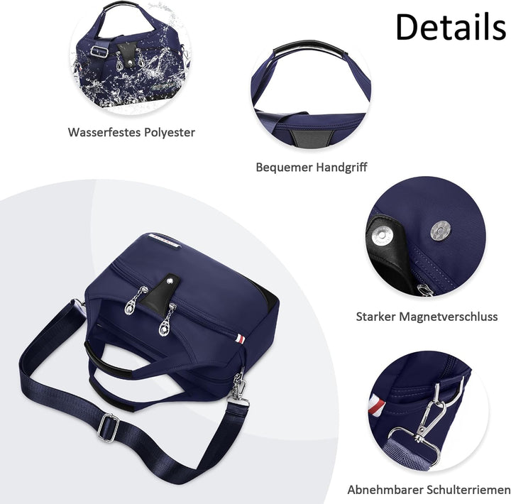 DORRISO Damen Umhängetasche Handtasche Mode Schultertasche Casual Umhängetaschen Reise Arbeit Lässig