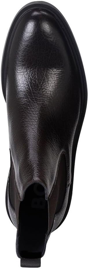BOSS Herren Calev_cheb_gr Chelsea_Boot 45 EU Dunkelbraun, 45 EU Dunkelbraun