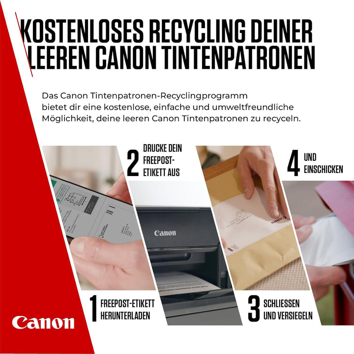 Canon Originaltinte PG-560, Grösse Standard, Schwarz, Recyclebare Verpackung Schwarz Standard Recycl