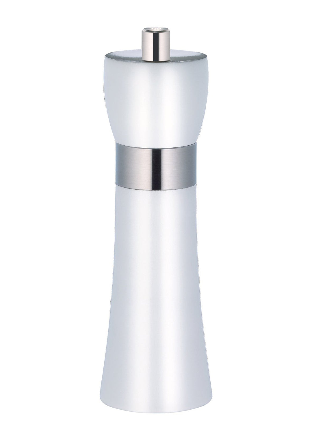 Zassenhaus Salzmühle 'Hamburg' weiss glänzend 18 cm