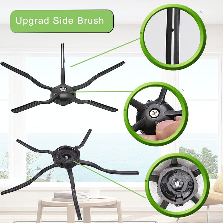 AiLomey Zubehör für Roborock S7 MaxV Ultra, Ersatzteile für Roborock S7 Pro Ultra, 2 Hauptbürste, 1