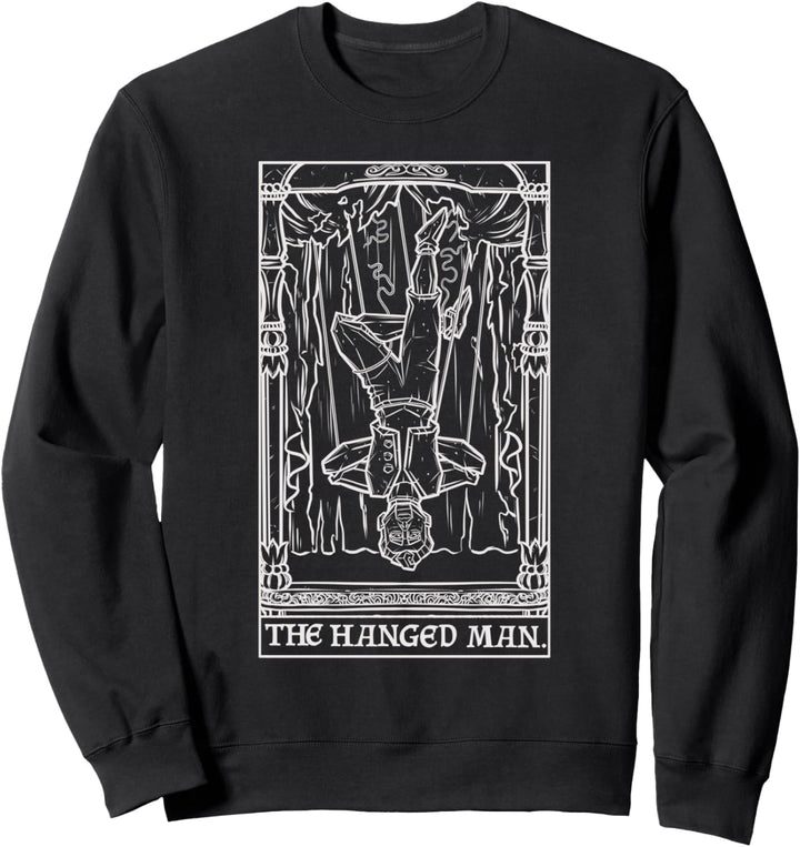 The Hanged Man Tarot-Karte Halloween Gothic Horror Okkult Sweatshirt