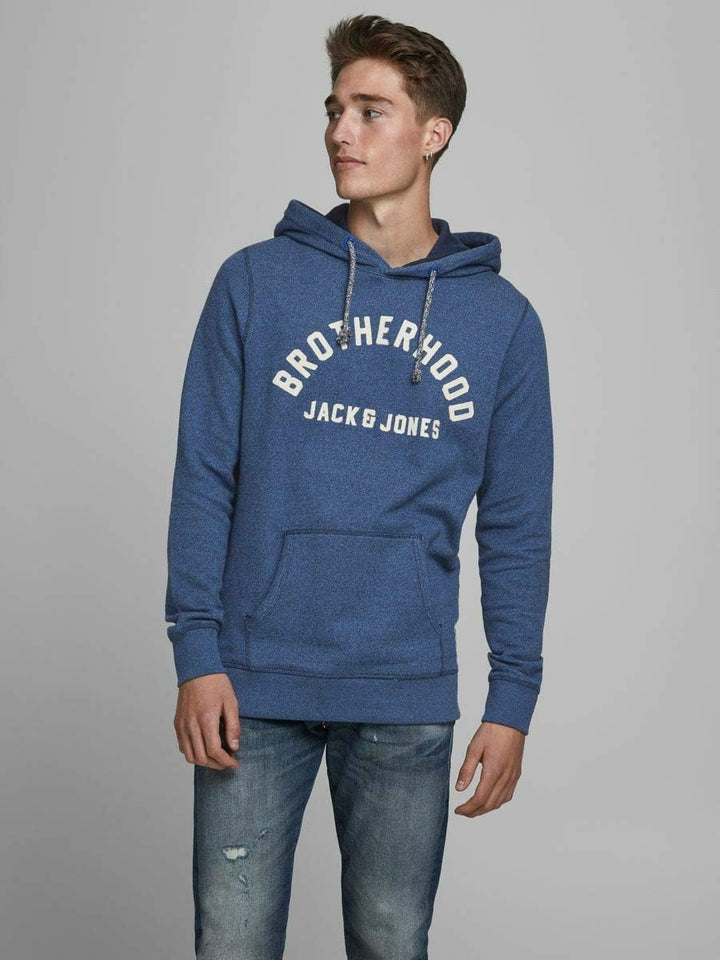 JACK & JONES Male Hoodie Kängurutaschen MNavy Blazer