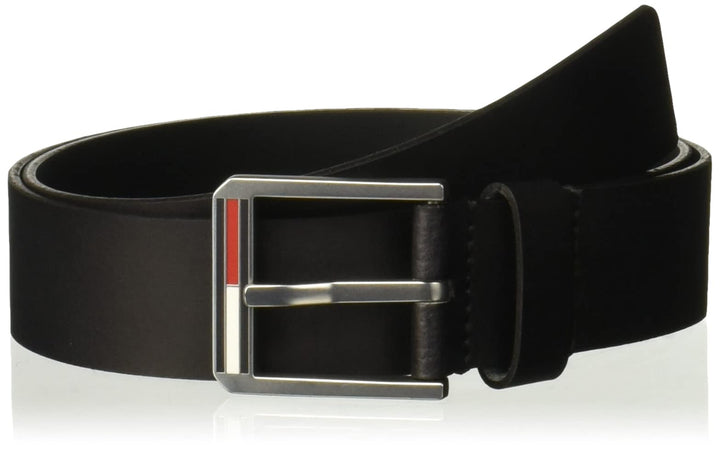 Tommy Jeans Herren Tjm Essential Leather 3.5 Gürtel 80 Schwarz, 80 Schwarz