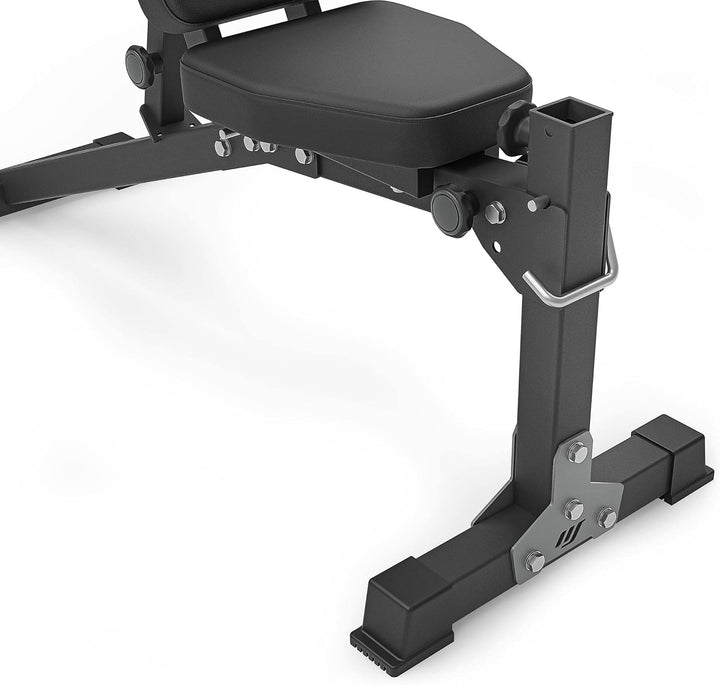 Marbo Sport verstellbare Hantelbank, klappbar MS-L114 | Made in EU Schwarz, Schwarz