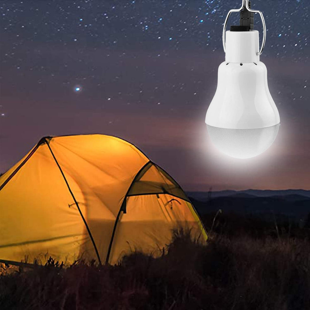LED Solar Glühbirne Solarlampen für Aussen 2PCS mit 3M Kabel*2, Beinhome Laterne Campinglampe Hängel