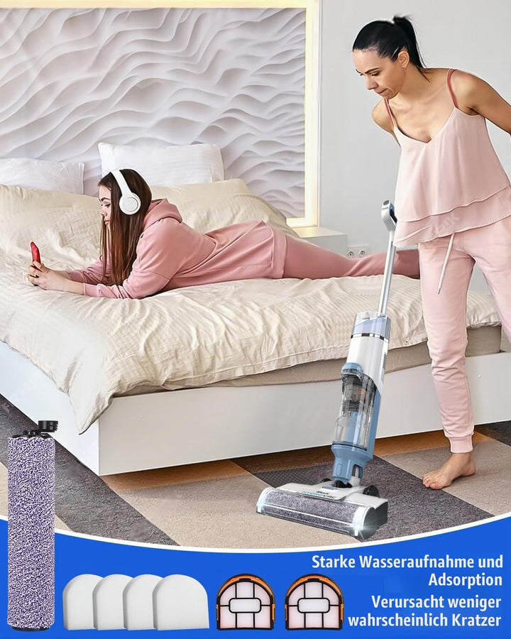 Zubehörset Bürstenwalze und Filter Zubehörset für Shark WDB1F2 für HydroVac XL 3-in-1 Staubsauger Er