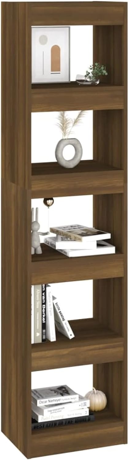 Gecheer Bücherregal Raumteiler mit Fächer Wandregal Standregal Aktenregal Raumtrenner Büroregal Rega
