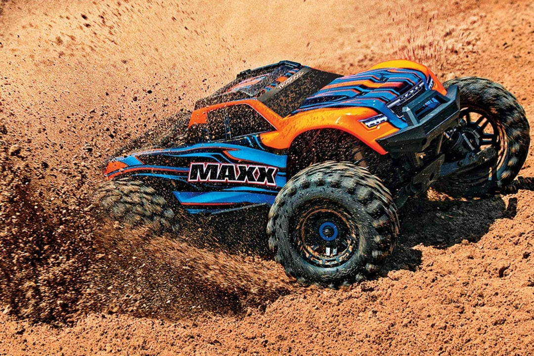 Traxxas Maxx TSM SR Orange Brushless RC Modellauto Elektro Monstertruck Allradantrieb (4WD) RTR 2,4
