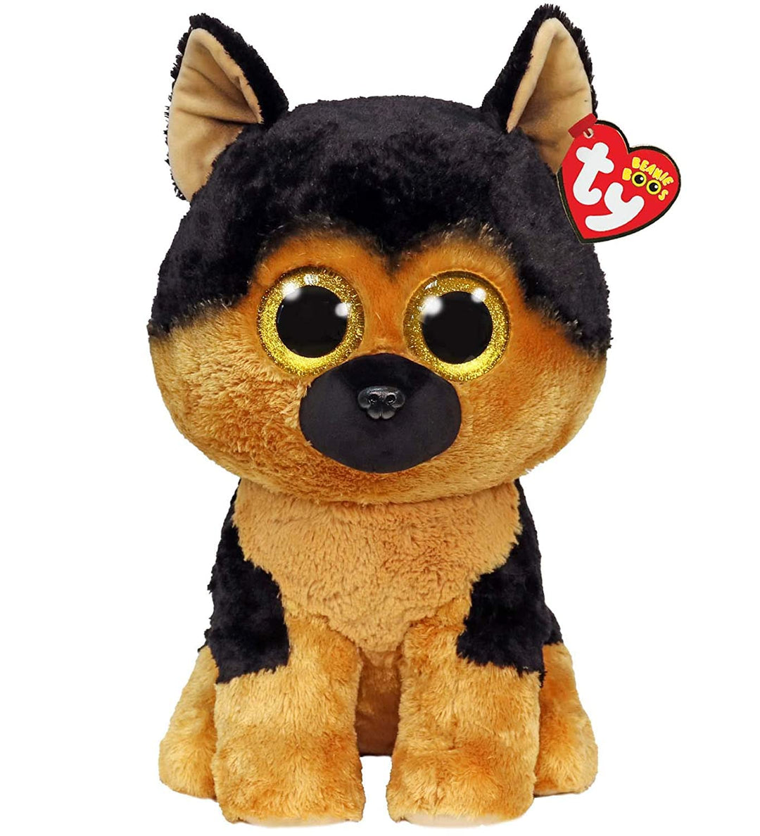 TY 2007530 Spirit Beanie Boo German Shepherd Large Plüschtier, Multicoloured, 42 cm