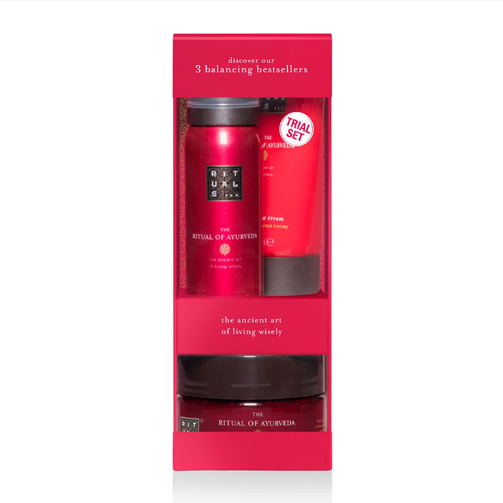 RITUALS Geschenkset für Frauen von The Ritual of Ayurveda, Probiergrösse – Mit Indischer Rose und Sü