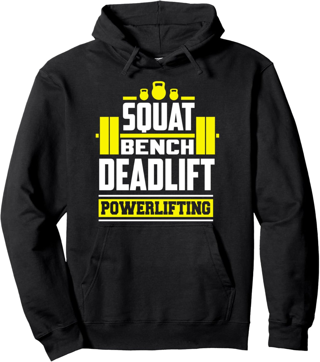 Powerlifting Squat Bench Deadlift Bankdrücken Kniebeugen Pullover Hoodie