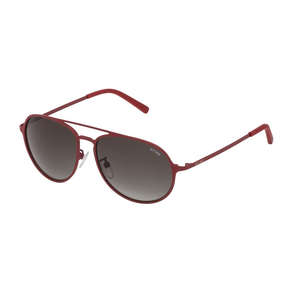 Sting Herren SST0045506F5 Sonnenbrille, Rot (Rojo), 55.0