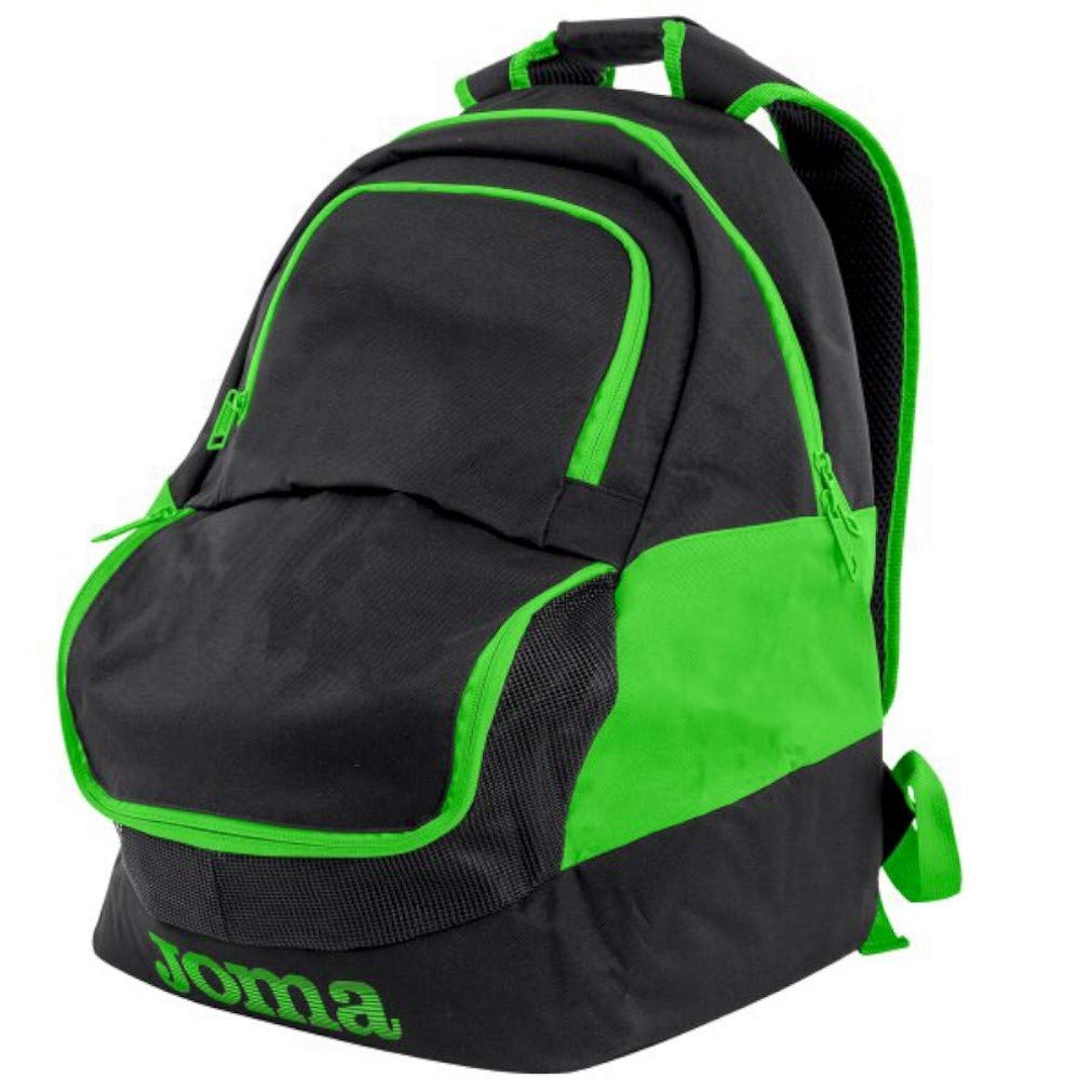Joma Rucksack Diamond II Nero-verde, Nero-verde