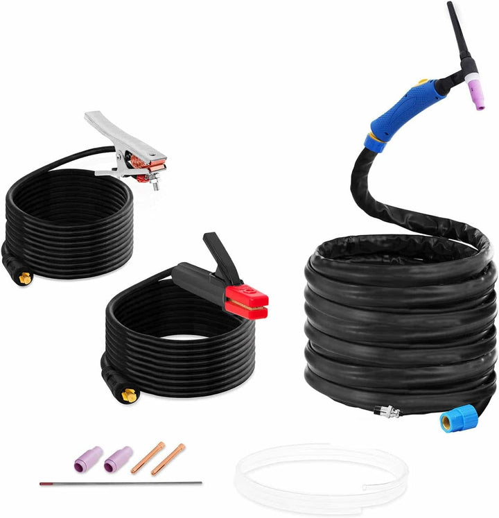 Stamos Welding ALU Schweissgerät WIG AC-DC/MMA E-Hand Inverter S-ALU 220 PRO (220 A / 60% DC, 8 Mete