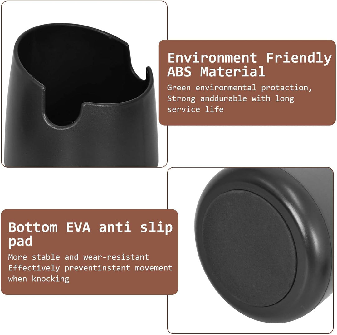 Abklopfbehälter für Siebträger, Kaffeesatz Abschlagbehälter, Espresso Knockbox, Sage Klopfbox Abschl