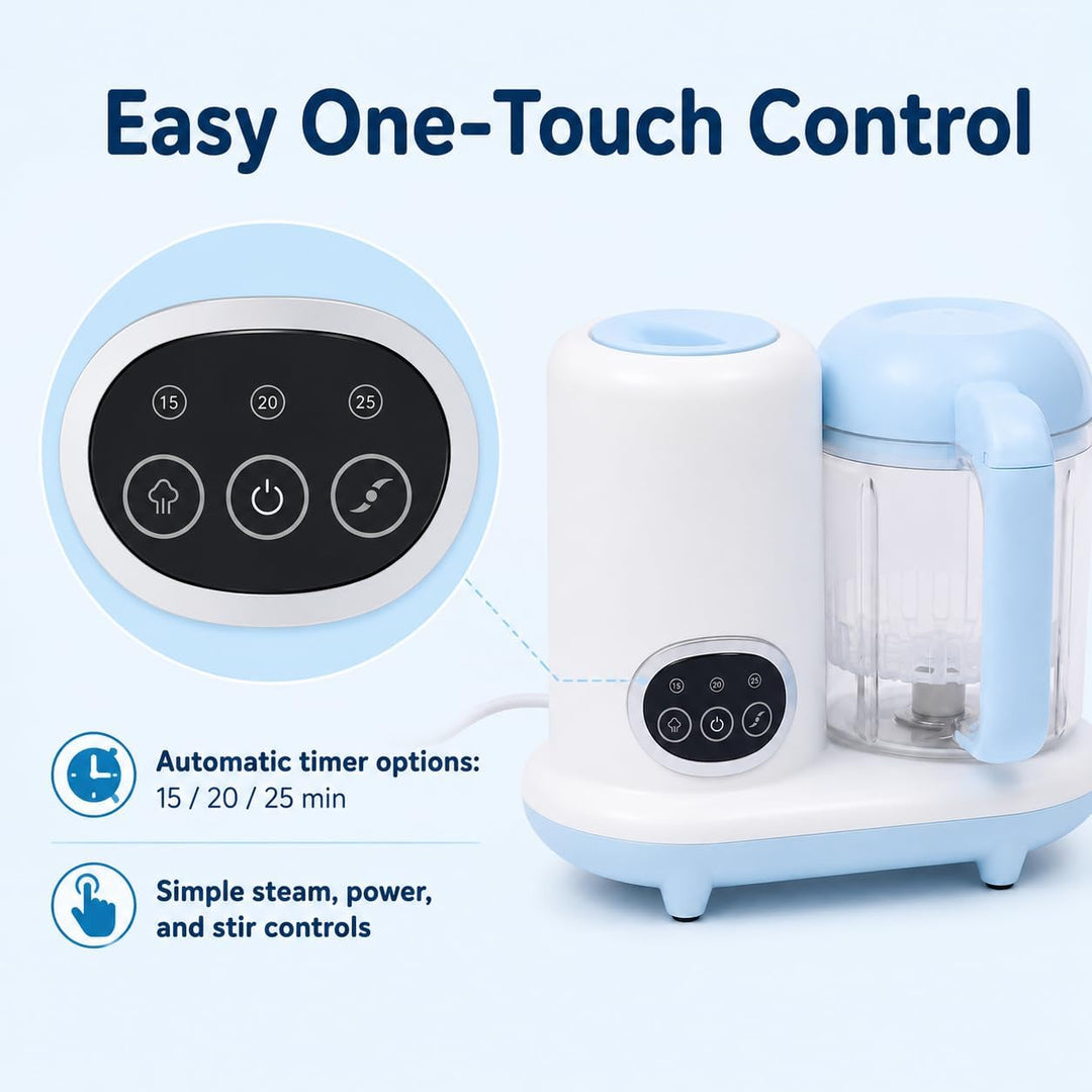 Baby Food Maker Automatischer Mixer, multifunktional, 10.000 U/min, Timer, 250 ml, Küchenmaschine, M