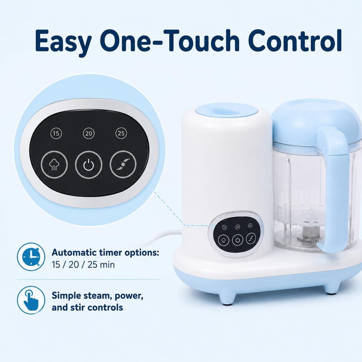 Baby Food Maker Automatischer Mixer, multifunktional, 10.000 U/min, Timer, 250 ml, Küchenmaschine, M