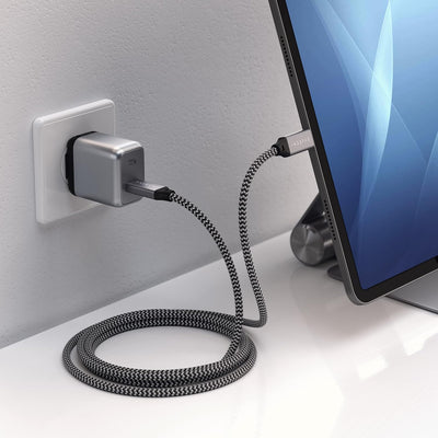 SATECHI 30W USB C PD Wandladegerät – Unterstützt Power Delivery – Für M2/M1 iPad Pro/Air, iPhone 15