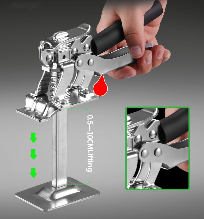 Handwerkzeug, 2 Stück, arbeitssparender Arm, Höhenregler, Handhebewerkzeug, Tür- und Holzplatten-Heb