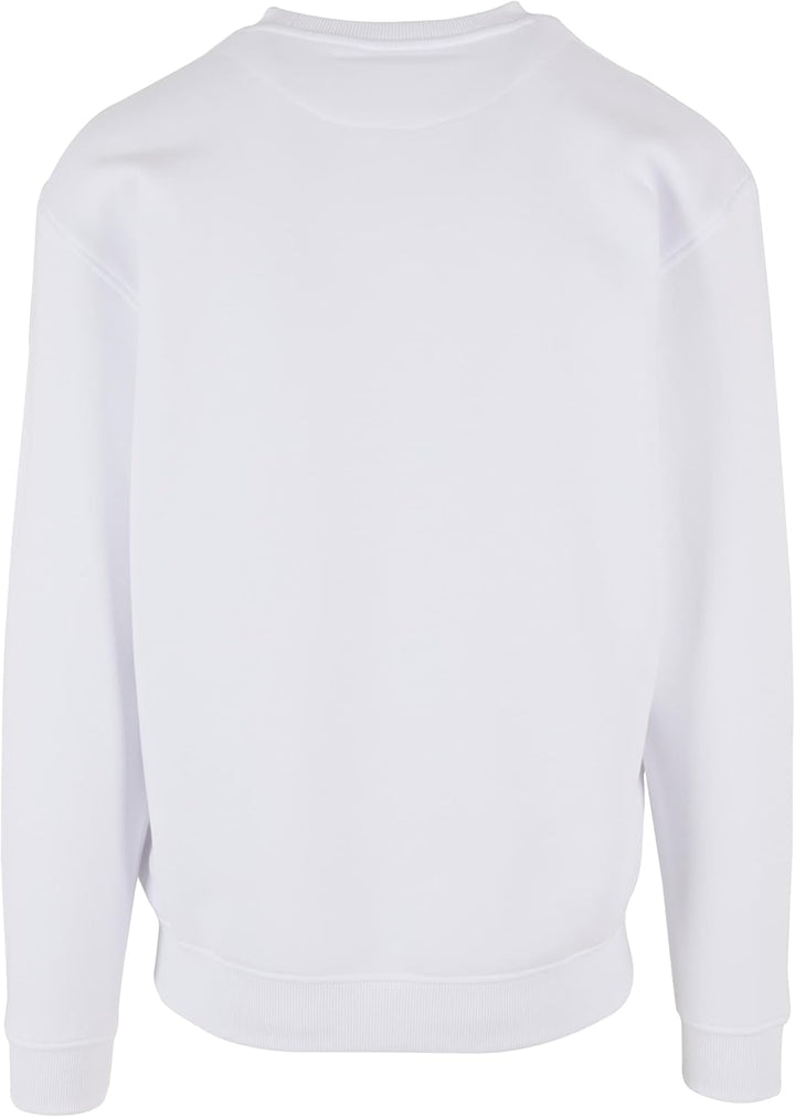 Urban Classics Herren Crewneck Sweatshirt S Weiss, S Wei&#xDF;
