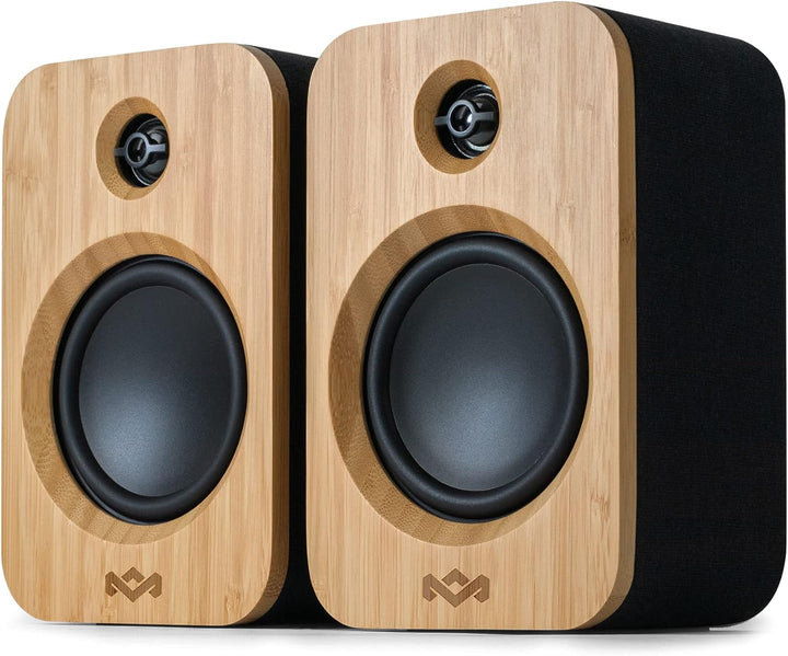 House of Marley Get Together Duo Bluetooth Lautsprecher Boxen Bambus - Nachhaltig hergestellte Regal