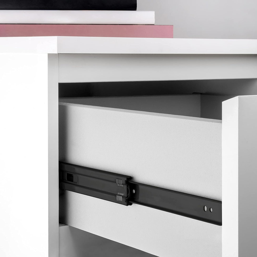 Emuca - Schubladenschienen kugellager 45mmx550mm, Set aus 5 Paar aus schubladenauszug Vollauszug mit