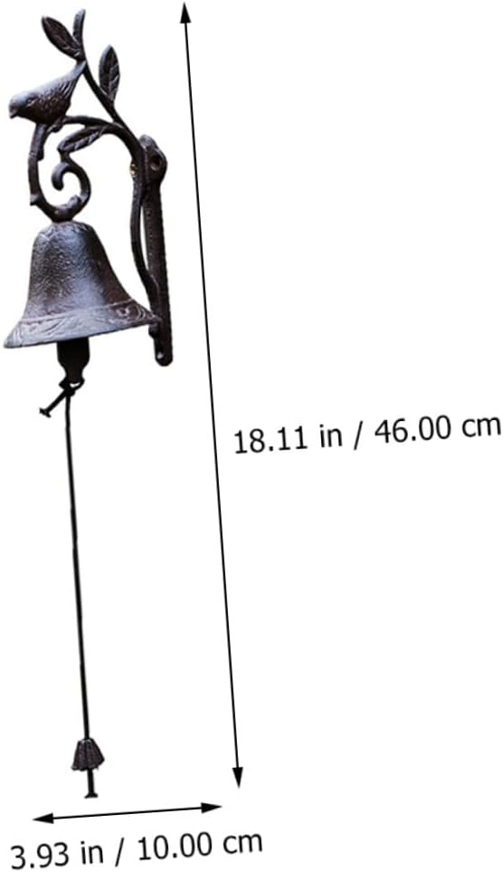 Angoily 1stk Türklingelverkleidung Aus Gusseisen Legierte Tür Nautische Glocken Hängen Vintage Wandg