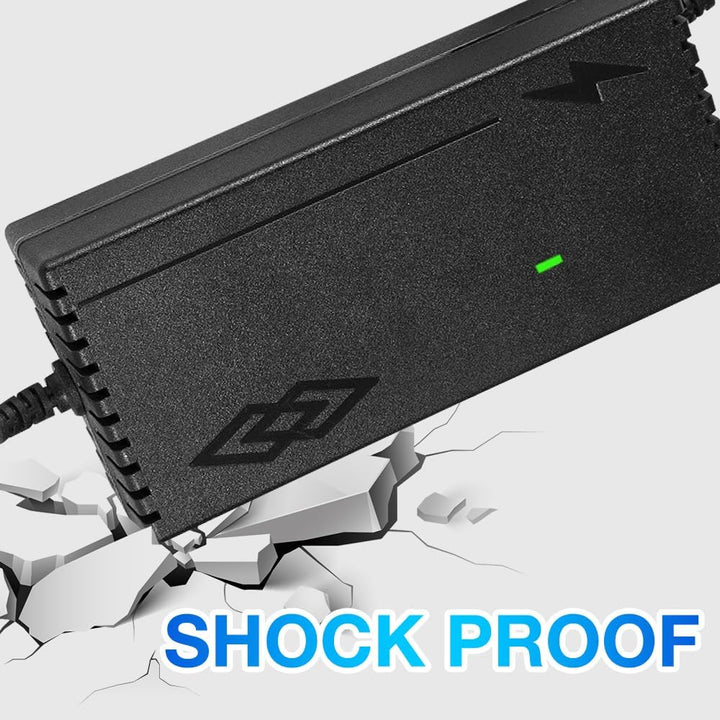 Ladegeräte für Scooter, 54.6V 2A AC Netzteil Fahrrad Ladegerät mit 5 Anschlüssen Hoverboard Ladekabe