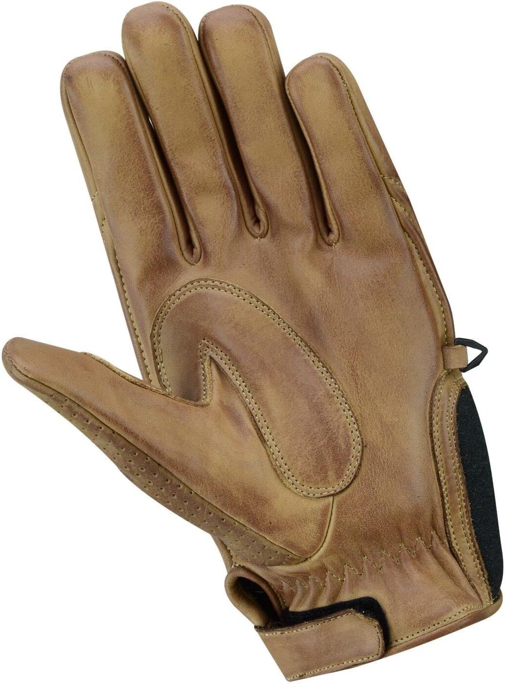BOSMOTO Motorrad Lederhandschuhe Mit Protektoren - Chopper Vintage Handschuhe XXXL, XXXL