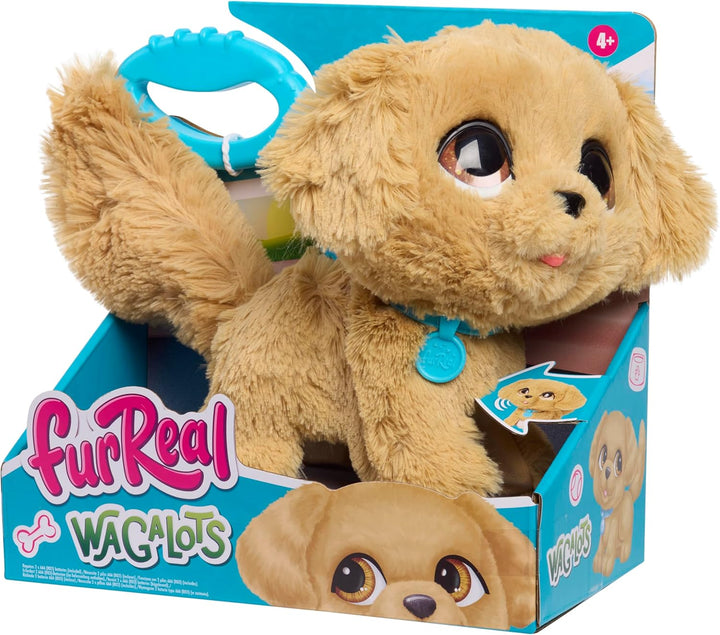 Just Play furReal Wag-A-Lots Golden Retriever, interaktives, 20,3 cm grosses, laufendes und sprechen